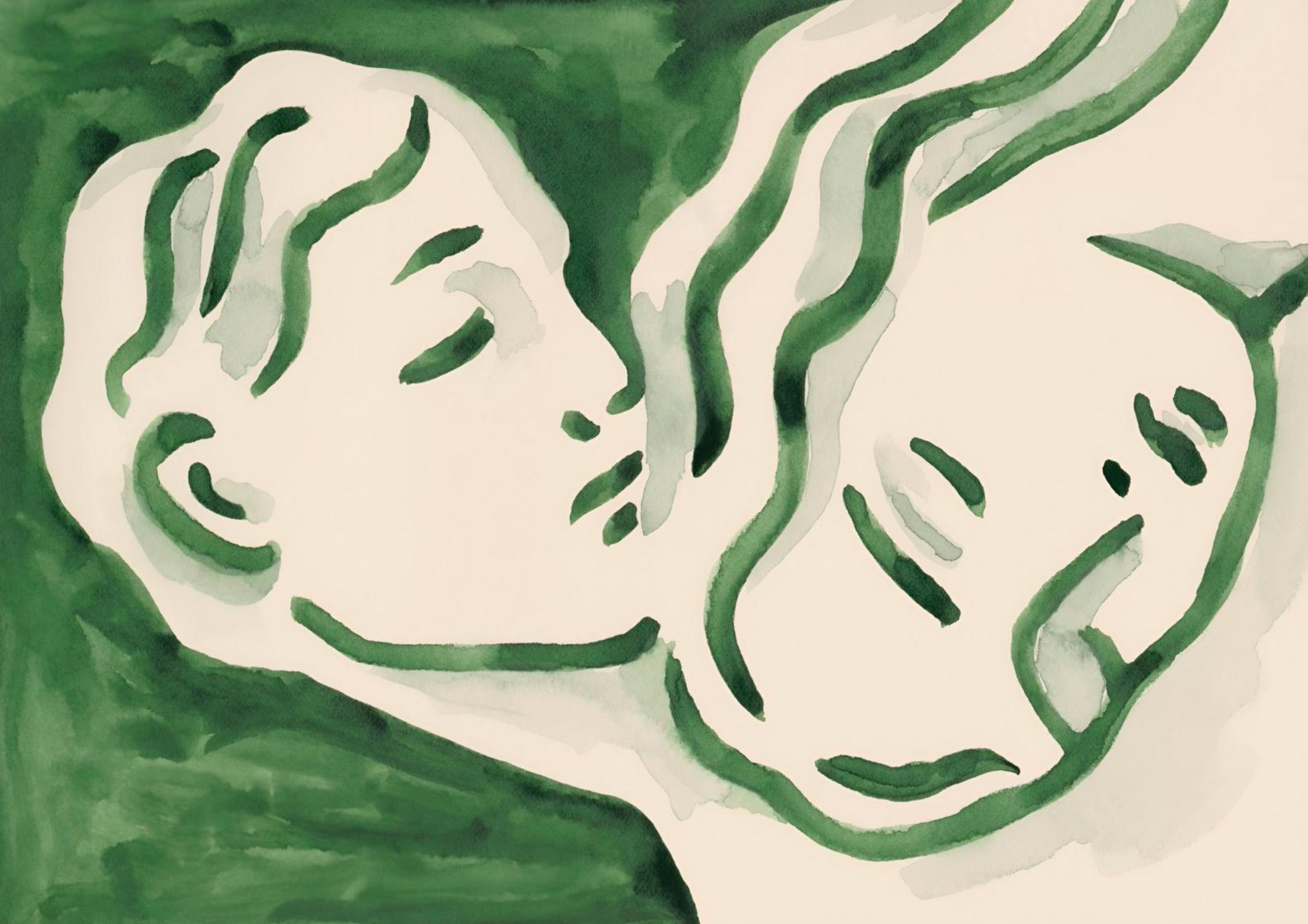 Beige Minimalist Foliage Page Border Poster (14)